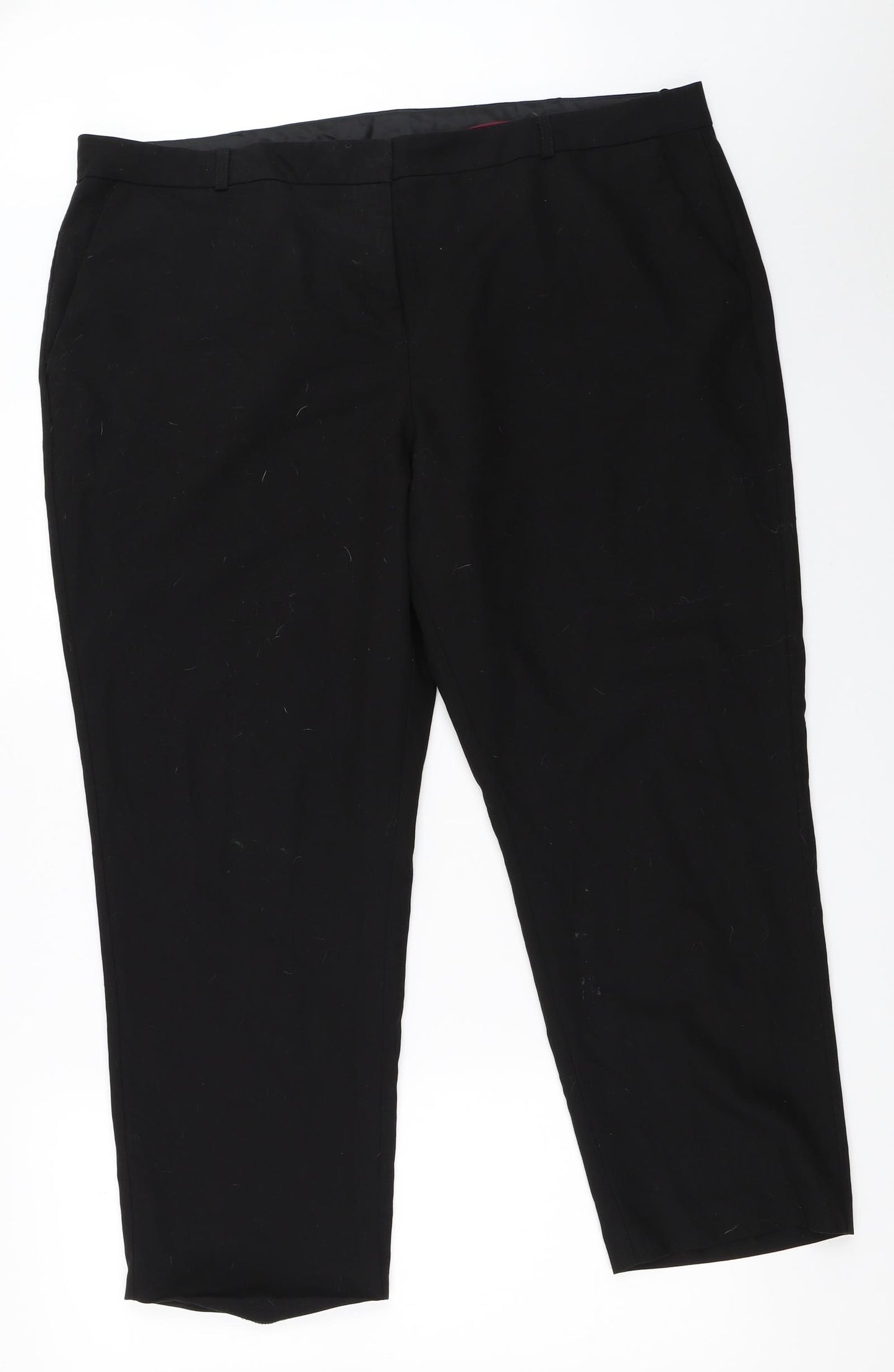 Nutmeg Womens Black   Trousers  Size 20 L26 in