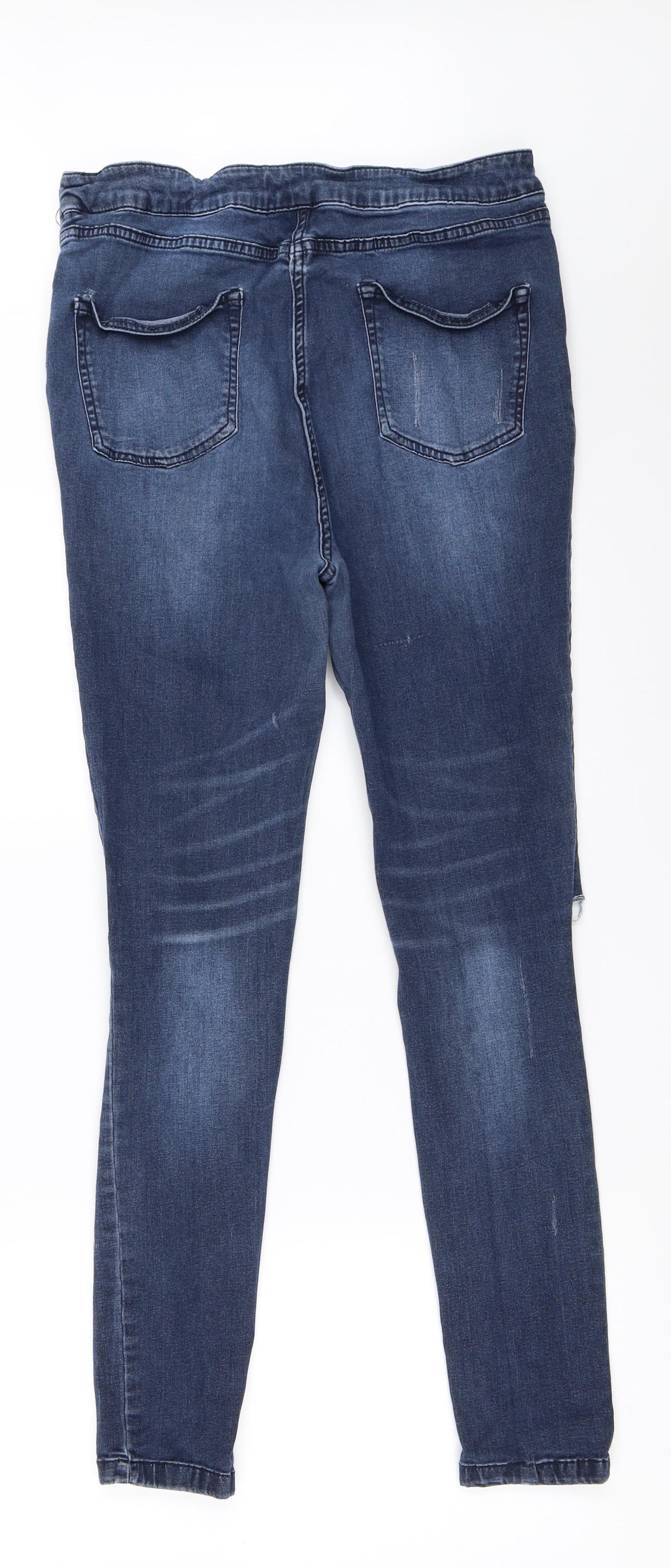 Very Womens Blue  Denim Skinny Jeans Size 16 L27 in