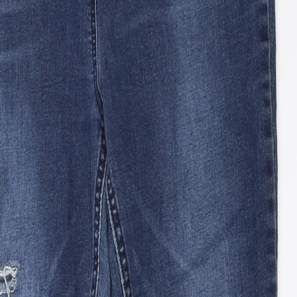 Very Womens Blue  Denim Skinny Jeans Size 16 L27 in