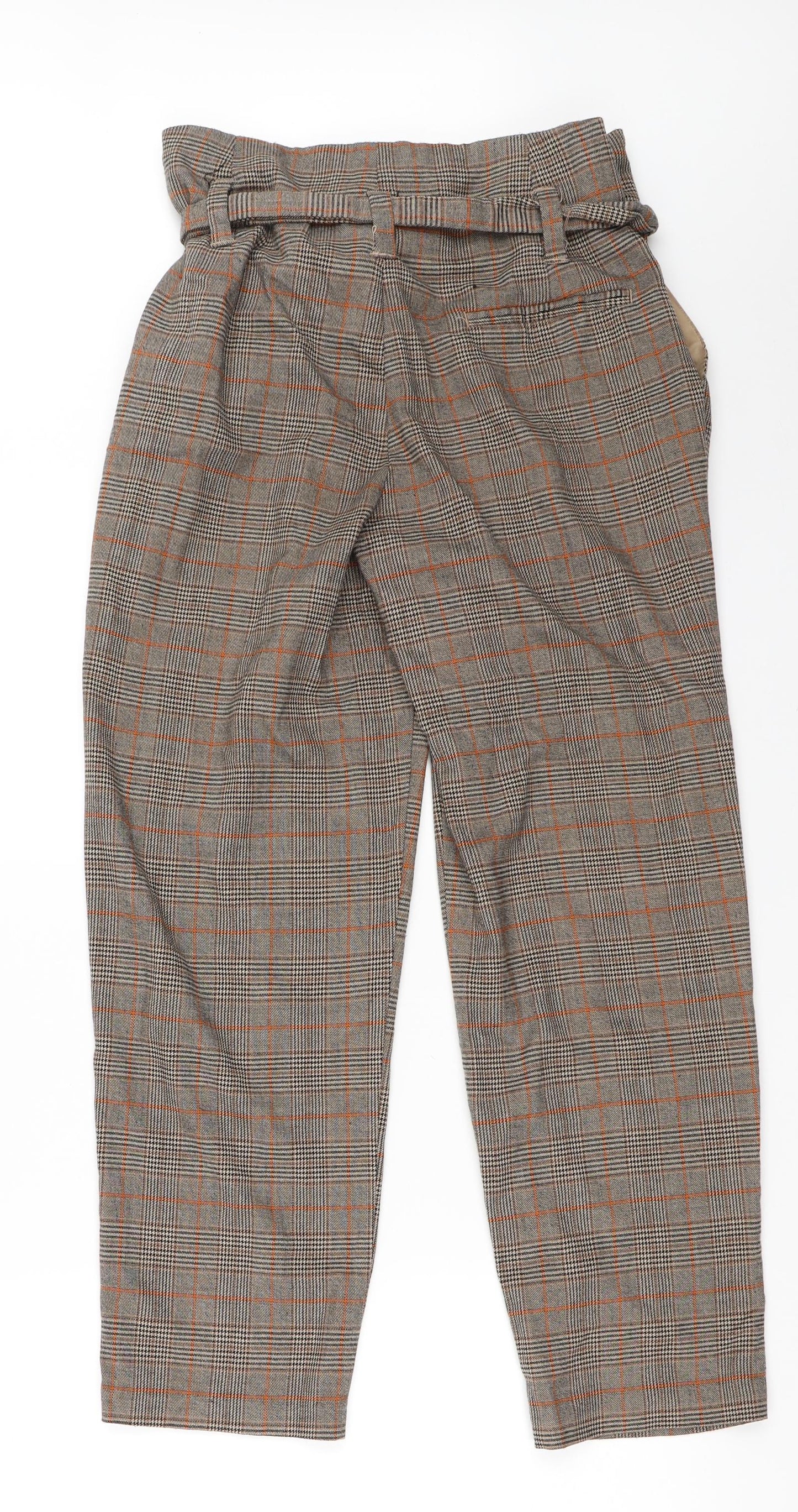 New Look Womens Brown   Capri Trousers Size 14 L25.5 in