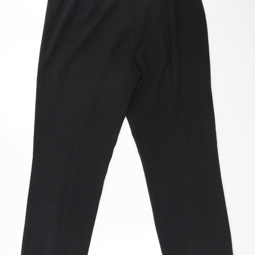 Marks and Spencer Womens Black   Trousers  Size 14 L25.5 in