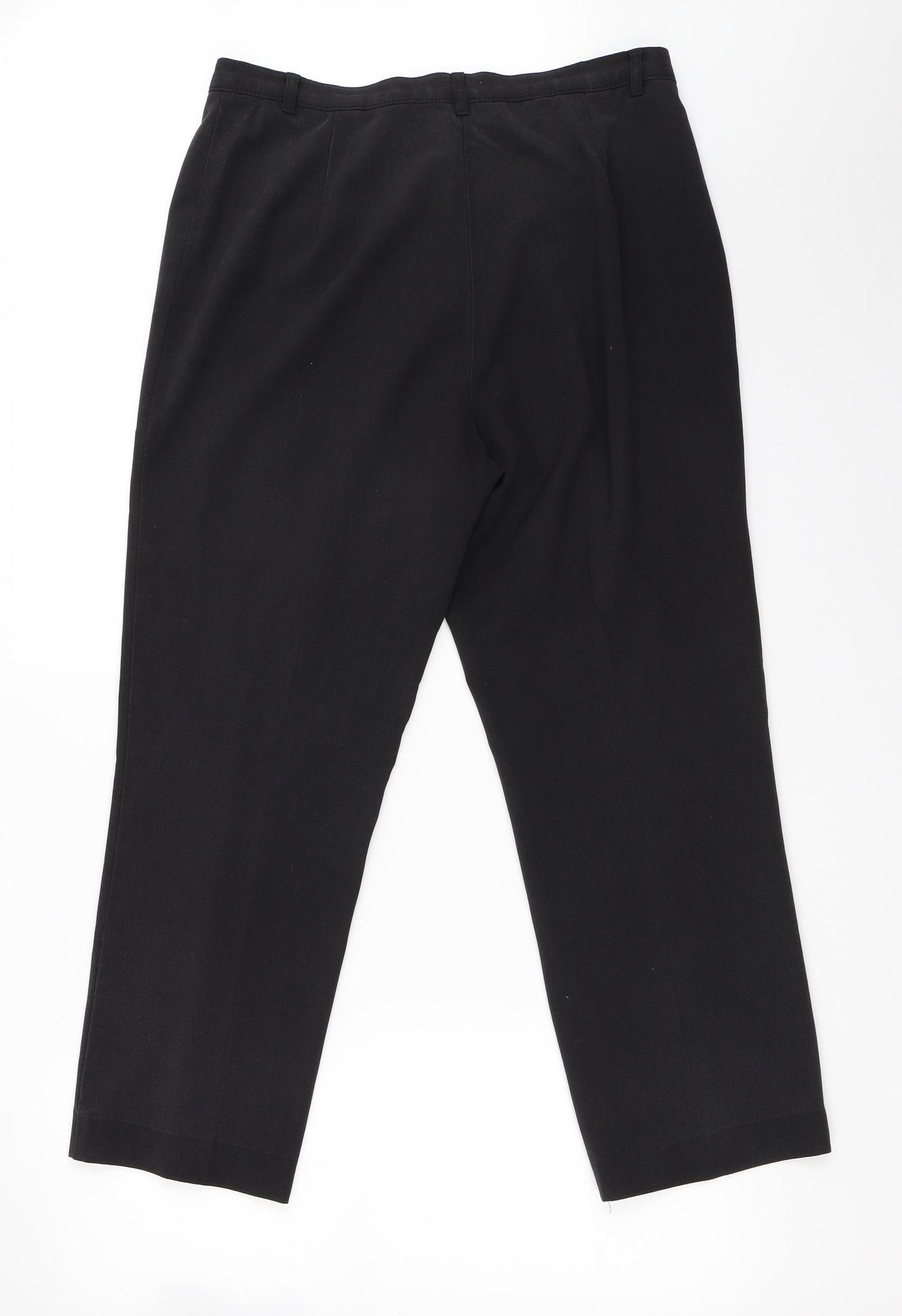 Marks and Spencer Womens Black   Trousers  Size 14 L25.5 in