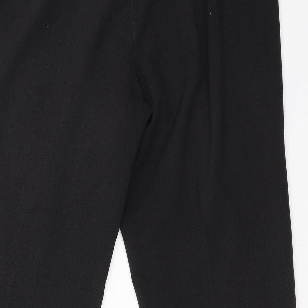 Marks and Spencer Womens Black   Trousers  Size 14 L25.5 in
