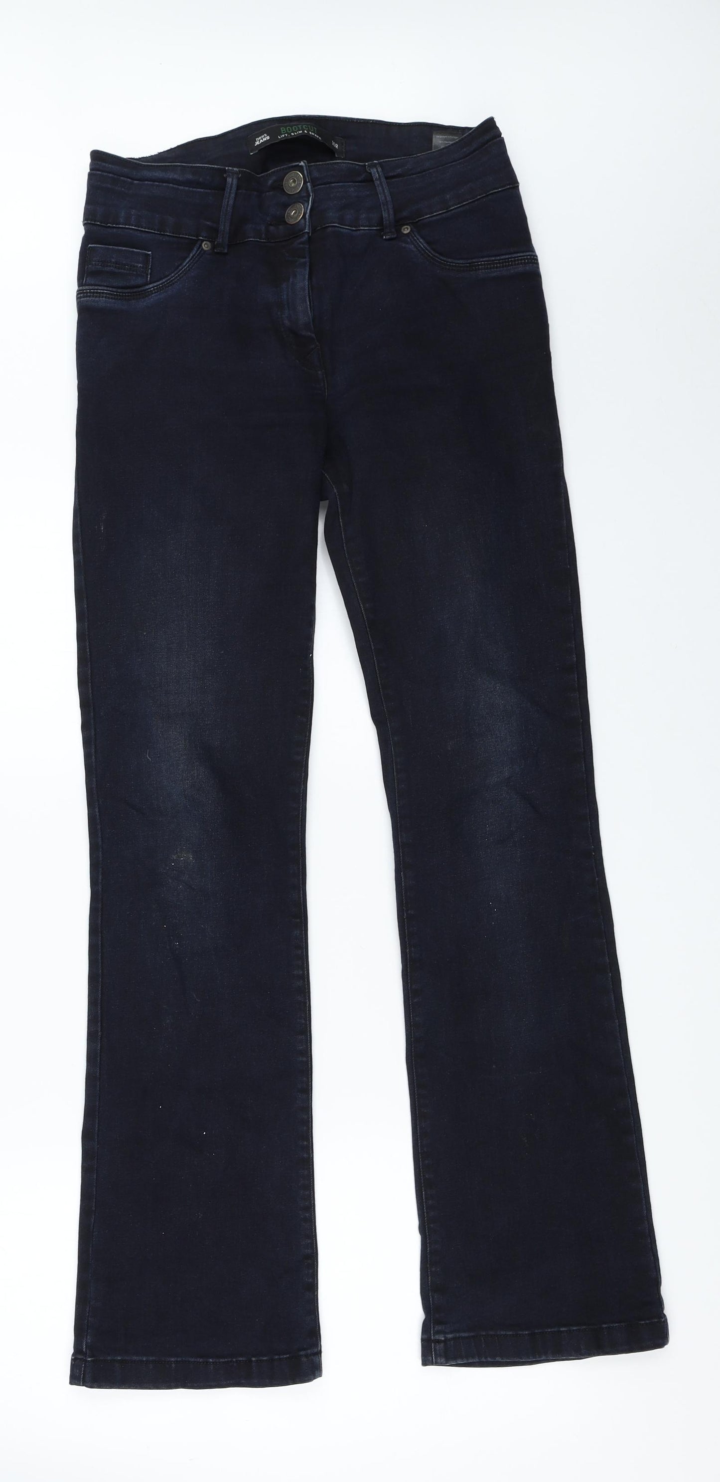 NEXT Womens Blue  Denim Bootcut Jeans Size 10 L30.5 in