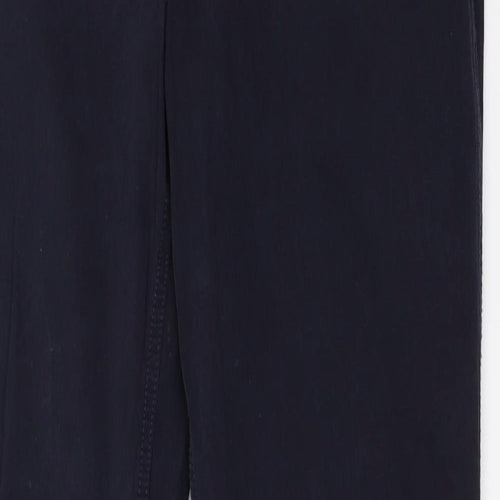 Marks and Spencer Womens Blue   Chino Trousers Size 29 in L31 in
