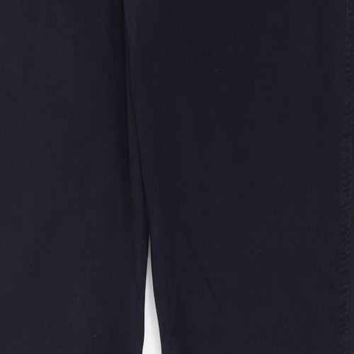 Marks and Spencer Womens Blue   Chino Trousers Size 29 in L31 in