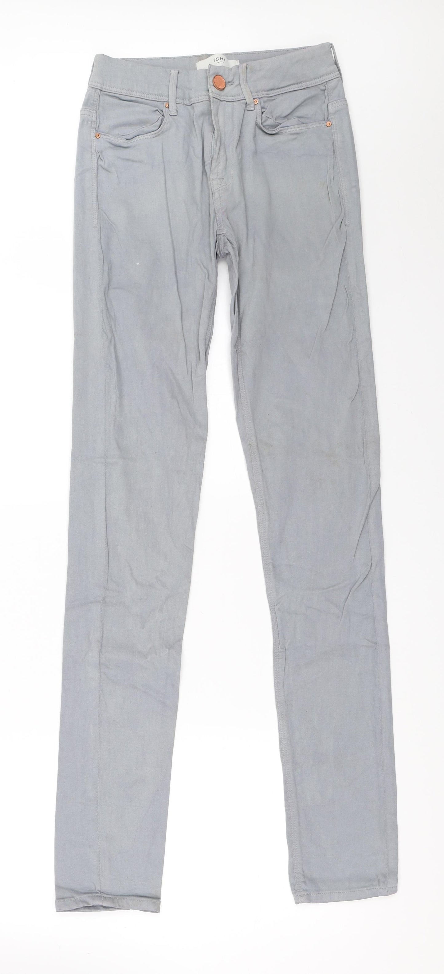 ICHI Womens Grey   Skinny Jeans Size 26 in L33 in