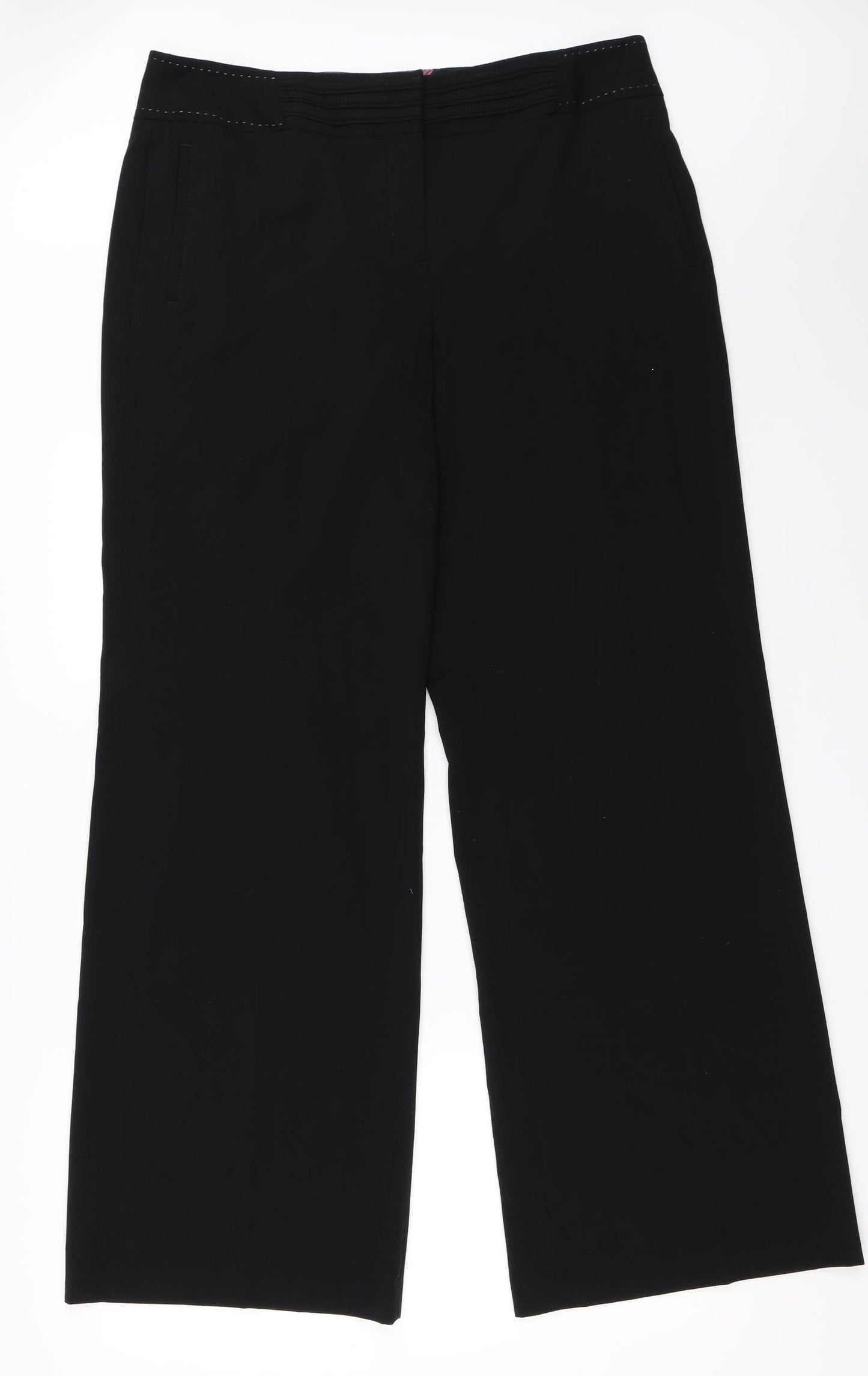 NEXT Womens Black   Trousers  Size 16 L33 in