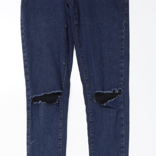 Topshop Womens Blue  Denim Skinny Jeans Size 28 in L32 in - Joni jeans