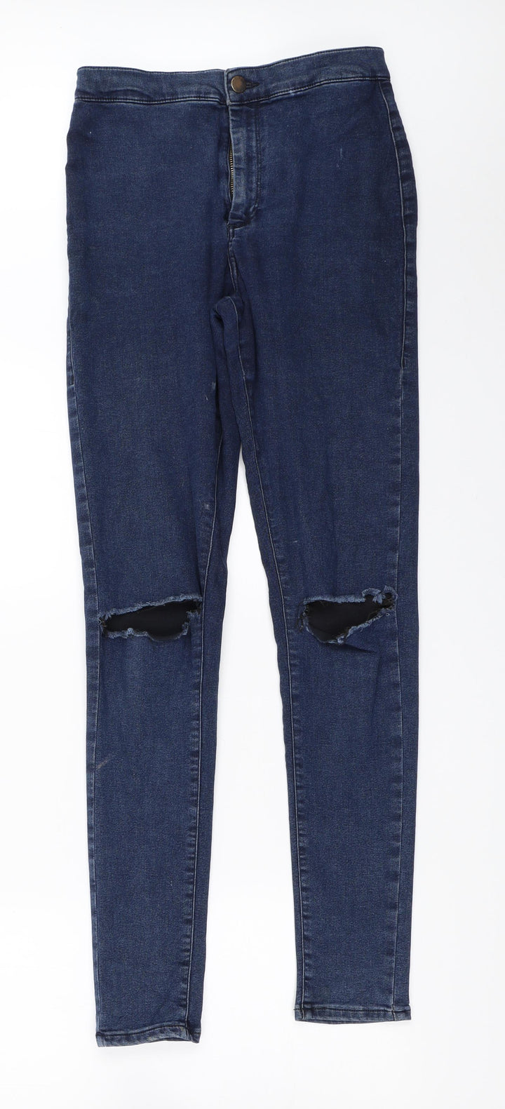 Topshop Womens Blue Denim Skinny Jeans Size 28 in L32 in - Joni jeans