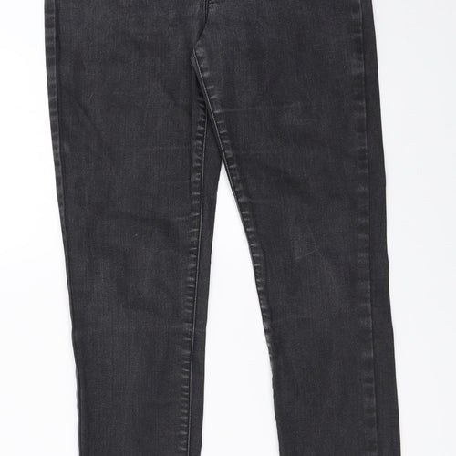 River Island Girls Black  Denim Skinny Jeans Size 12 Years