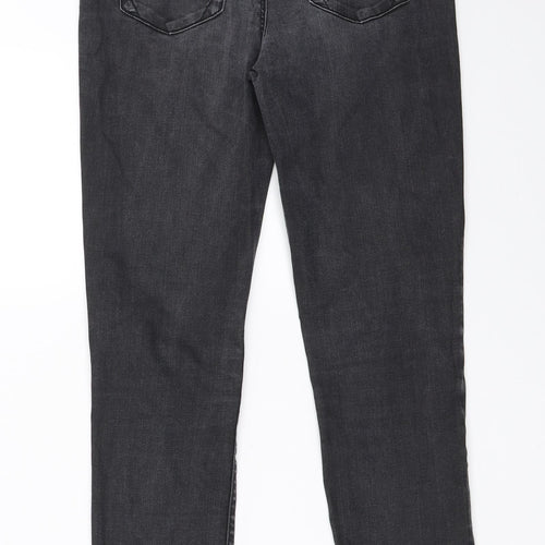 River Island Girls Black  Denim Skinny Jeans Size 12 Years