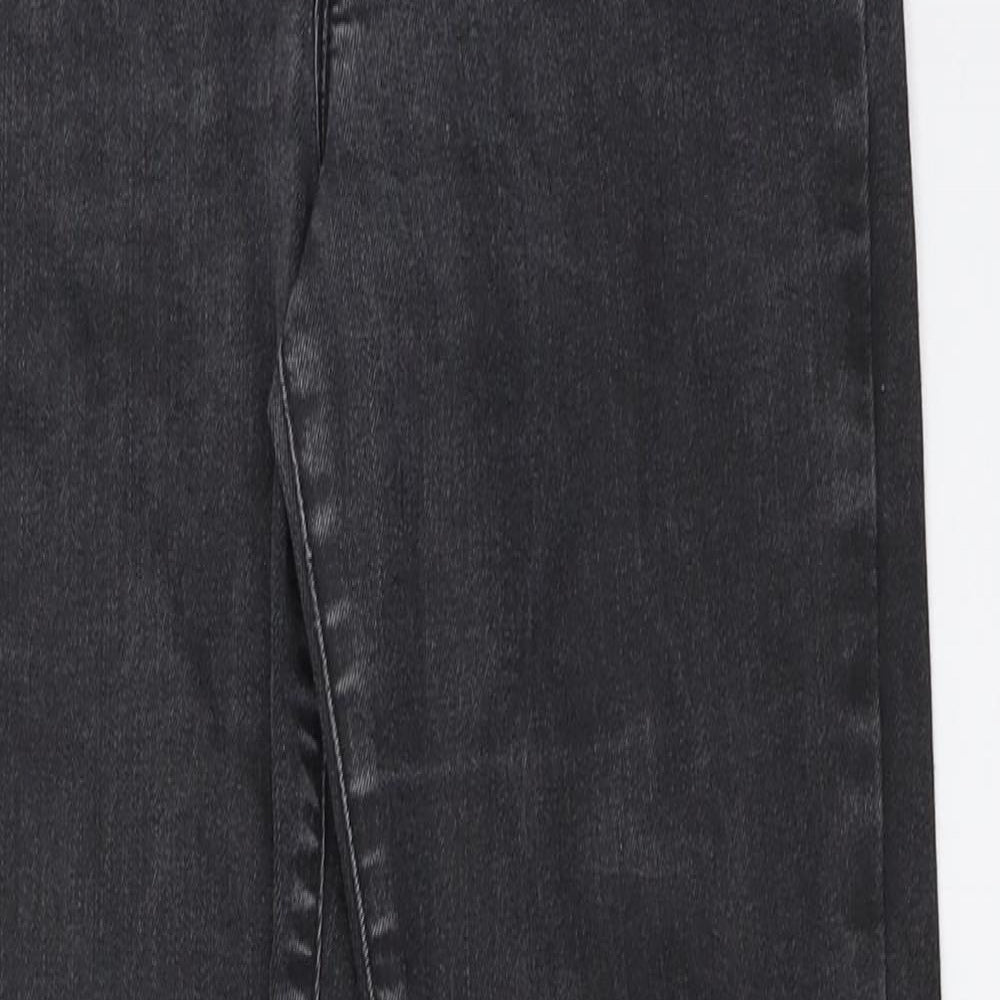 River Island Girls Black  Denim Skinny Jeans Size 12 Years