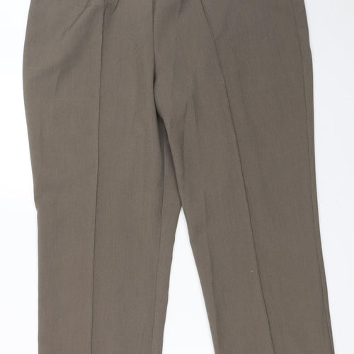 BM Womens Brown   Capri Trousers Size 18 L25 in