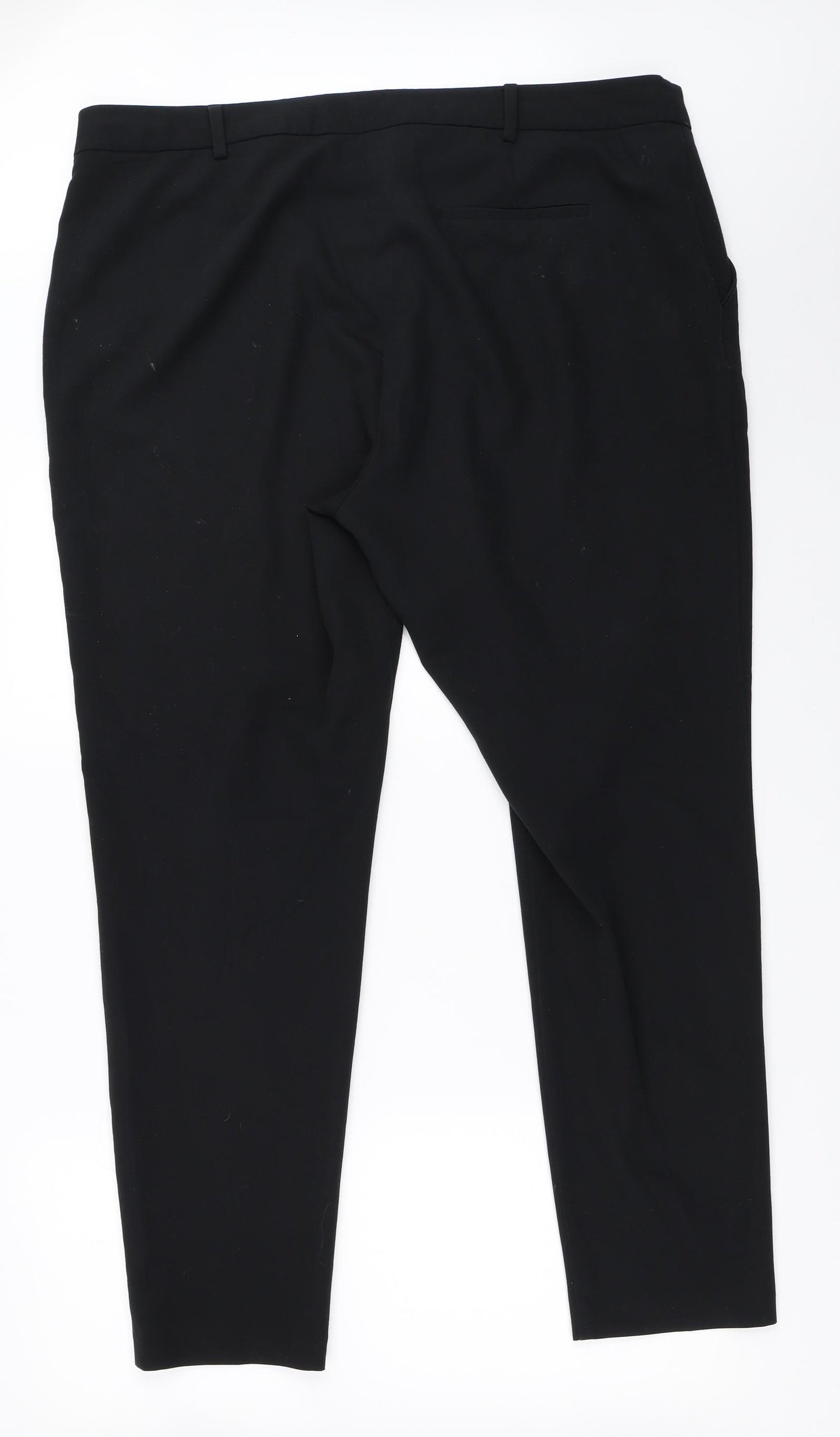 TU Womens Black   Capri Trousers Size 18 L29 in