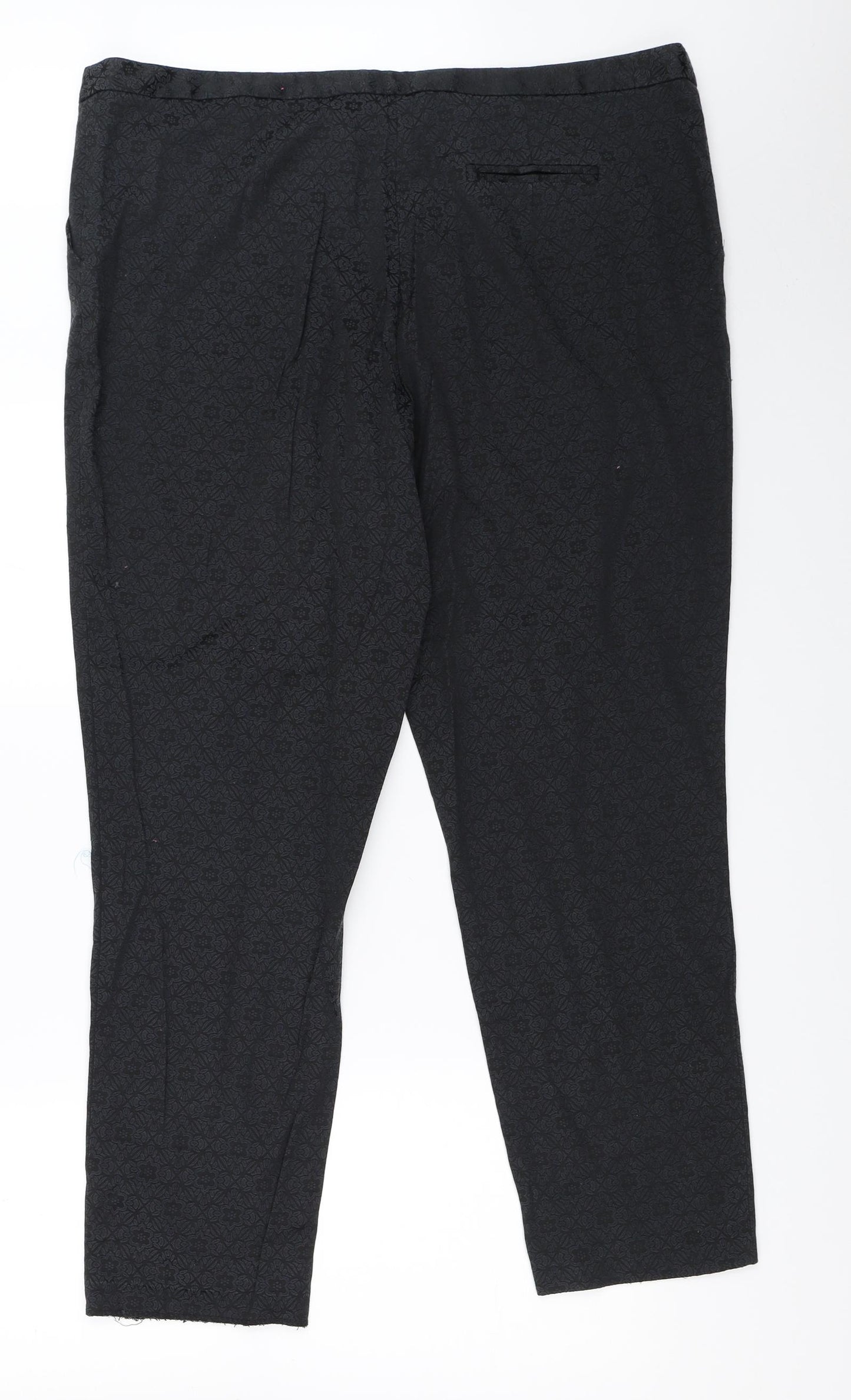 Atmosphere Womens Black   Capri Trousers Size 20 L29 in