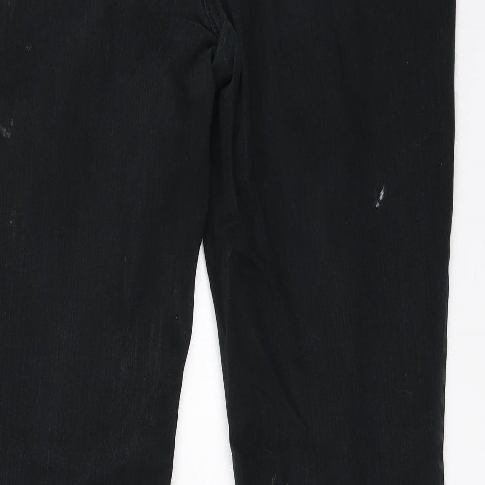 NEXT Womens Black  Denim Bootcut Jeans Size 14 L29 in