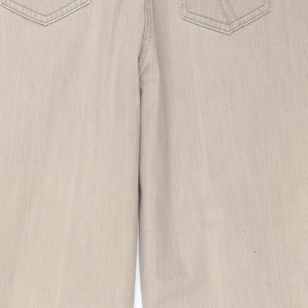 Per Una Womens Beige   Bootcut Jeans Size 16 L24 in