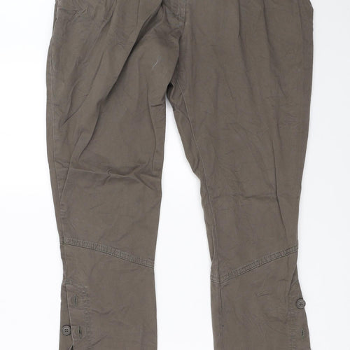 H&M Womens Green   Cargo Trousers Size 40 L27.5 in