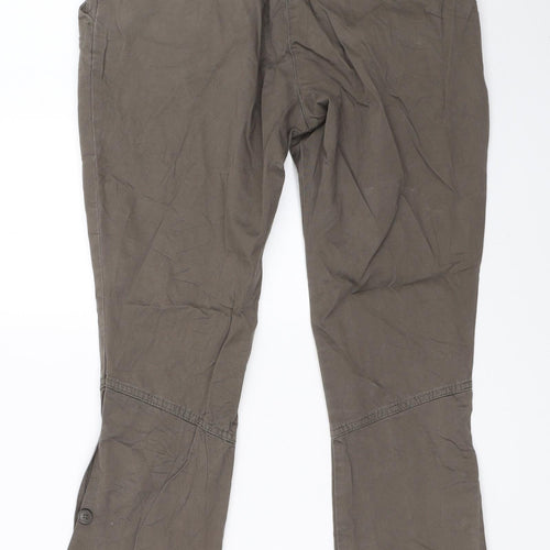 H&M Womens Green   Cargo Trousers Size 40 L27.5 in