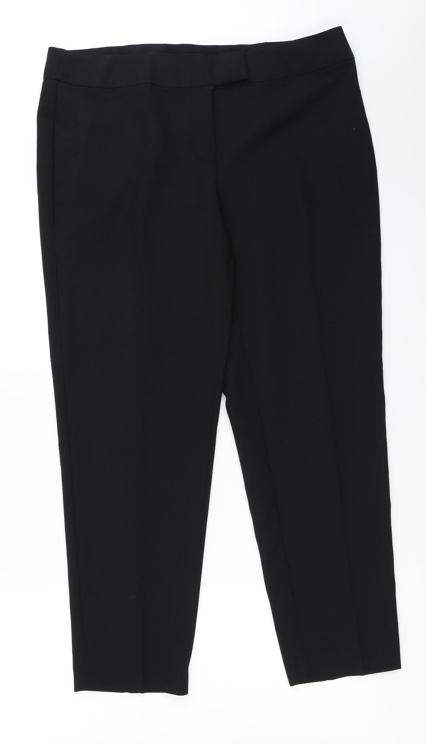 George Womens Black   Trousers  Size 14 L27 in