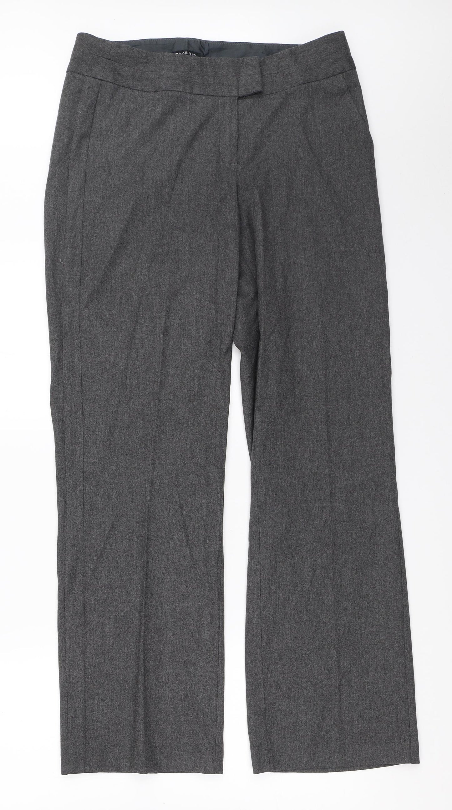 Laura Ashley Womens Grey   Trousers  Size 12 L32 in