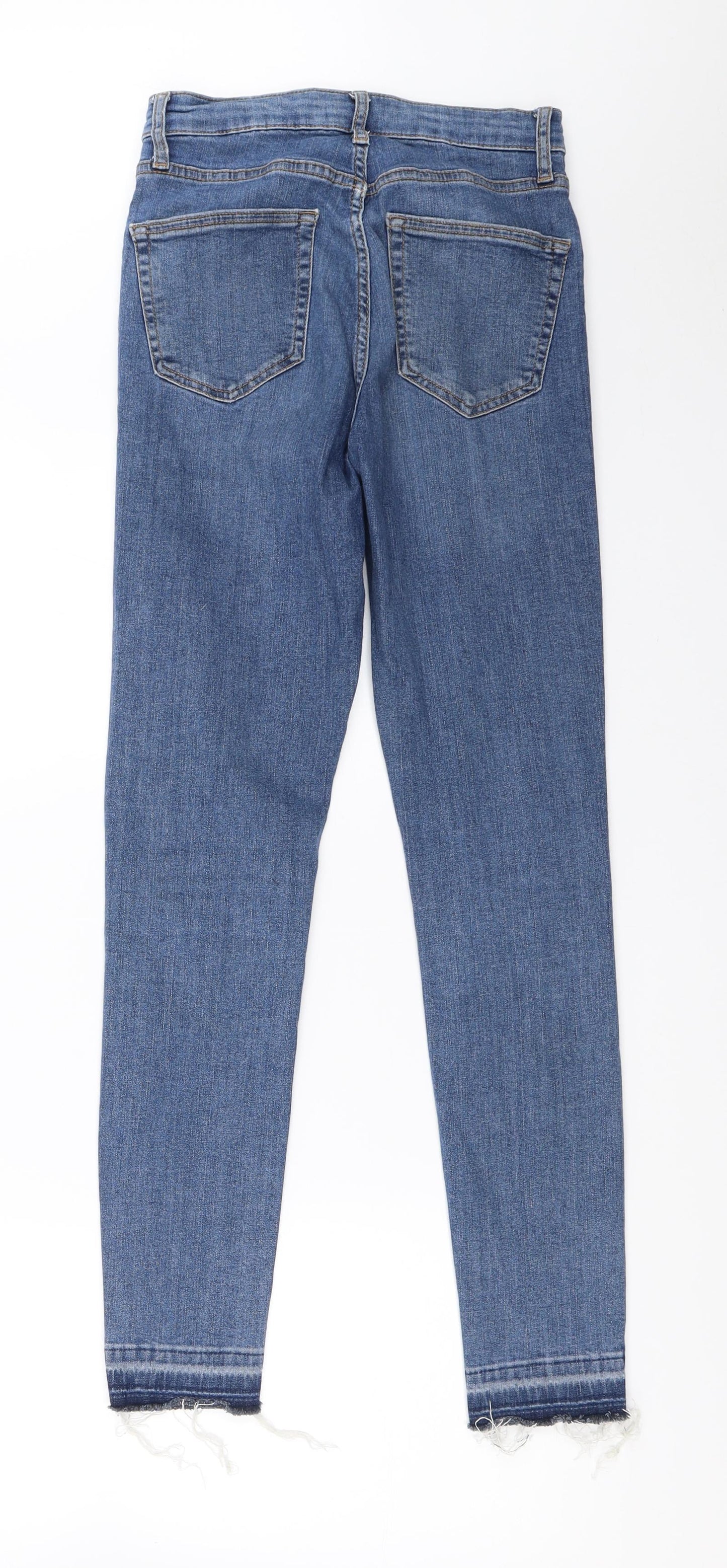 Topshop Womens Blue  Denim Skinny Jeans Size 26 in L32 in - Jamie Jeans