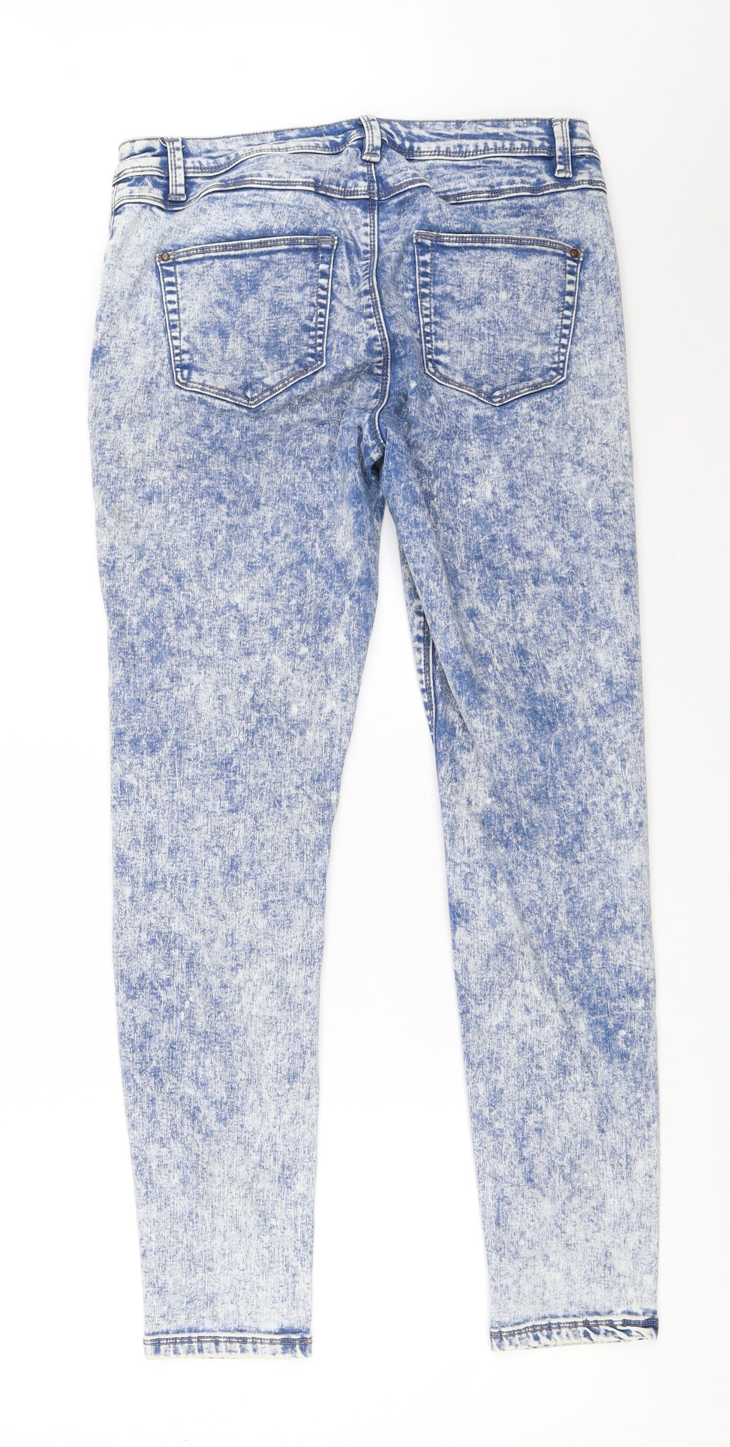 New Look Womens Blue   Skinny Jeans Size 14 L29 in