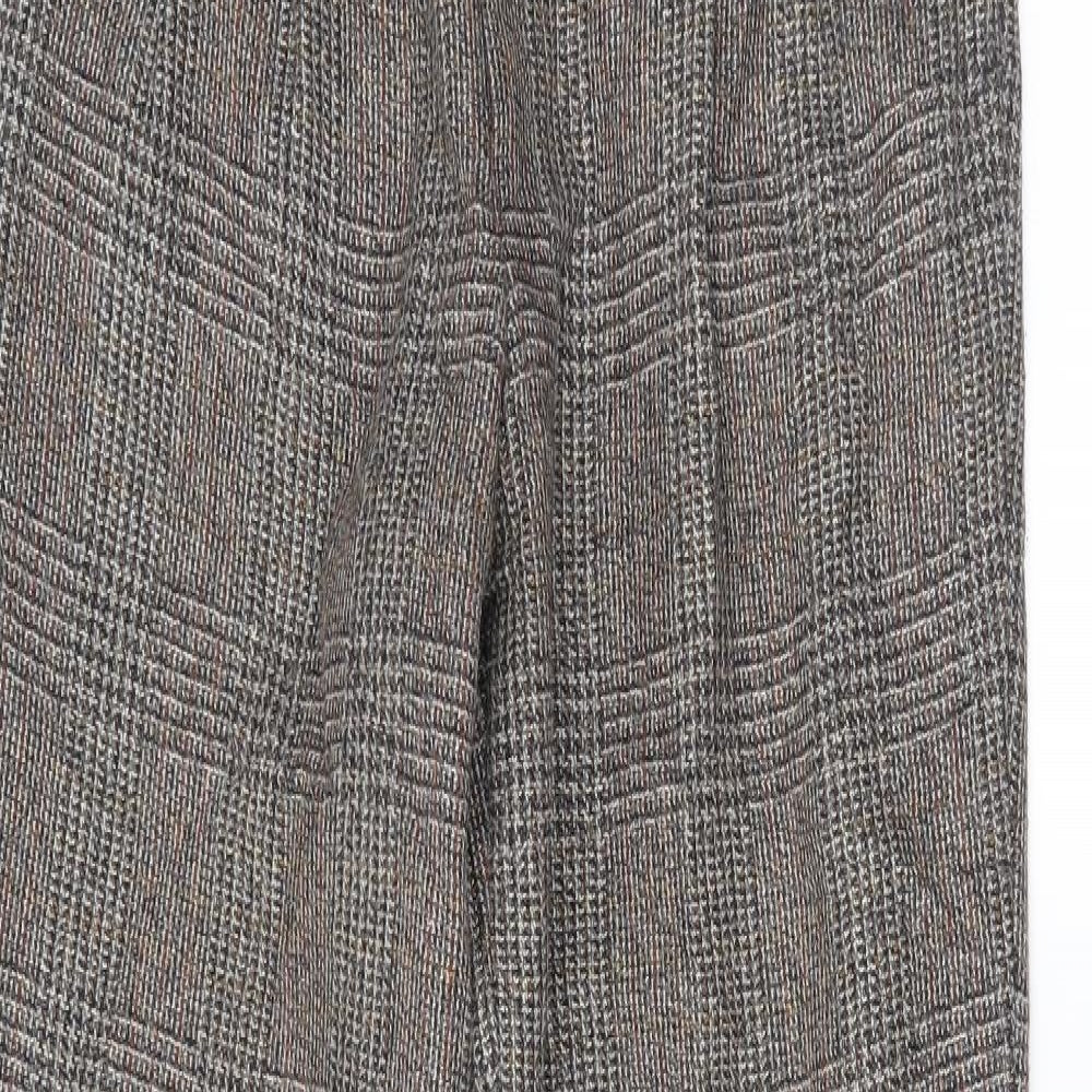 Club Gold Mens Beige Check  Trousers  Size 30 L31 in
