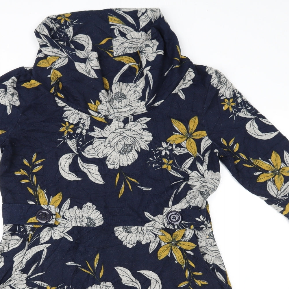 Solo Womens Multicoloured Floral  Shift  Size 16