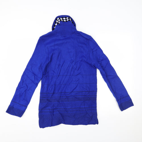 Envy Womens Blue   Pullover Jumper Size M