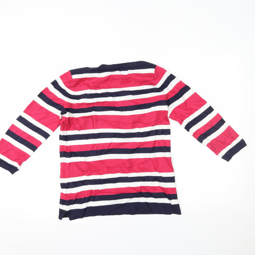 Papaya Womens Multicoloured Striped  Basic Blouse Size 10