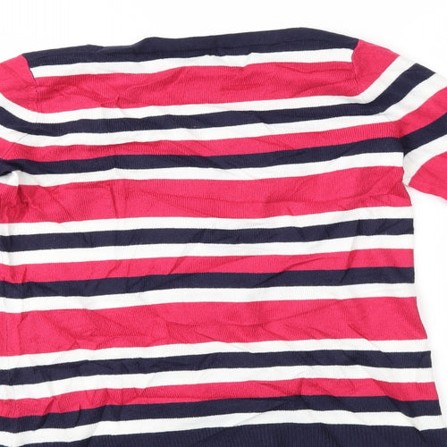Papaya Womens Multicoloured Striped  Basic Blouse Size 10
