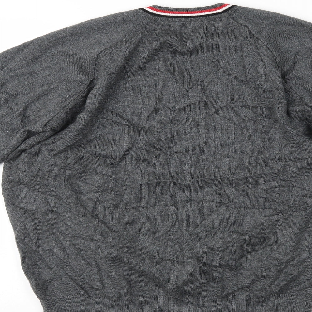 Magicfit Mens Grey   Pullover Jumper Size S