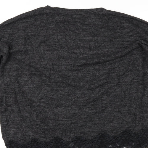 F&F Womens Grey   Basic Blouse Size 8