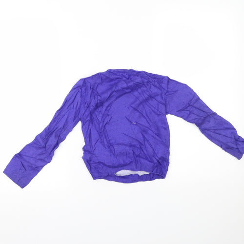 Marks and Spencer Girls Purple   Basic Blouse Size 5-6 Years