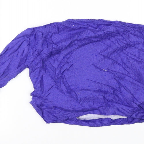 Marks and Spencer Girls Purple   Basic Blouse Size 5-6 Years