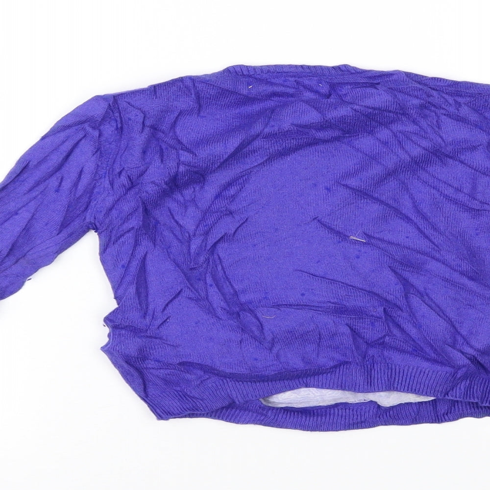 Marks and Spencer Girls Purple   Basic Blouse Size 5-6 Years