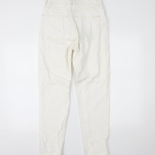 Topshop Womens White  Denim Skinny Jeans Size 28 L32 in