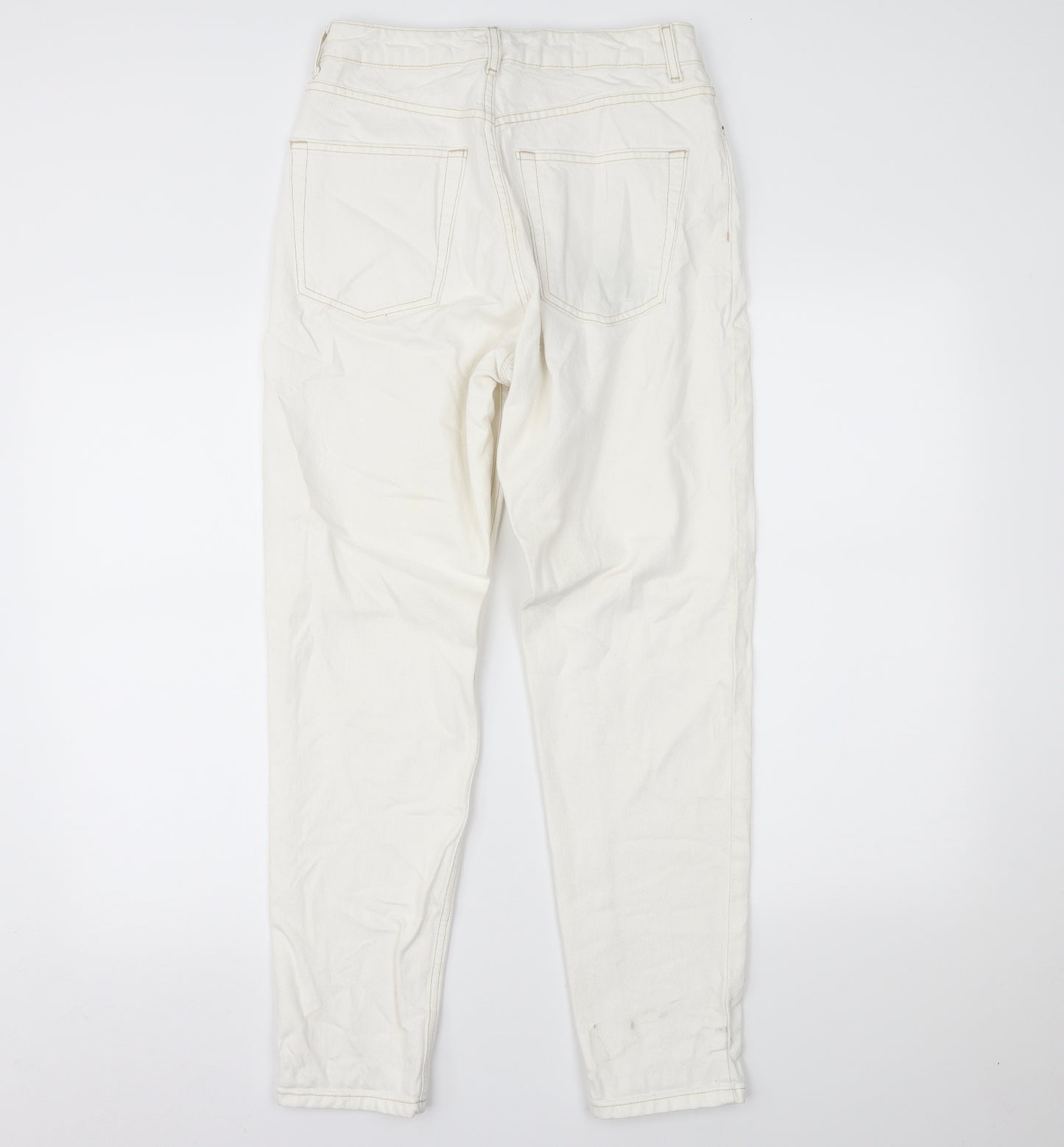Topshop Womens White  Denim Skinny Jeans Size 28 L32 in
