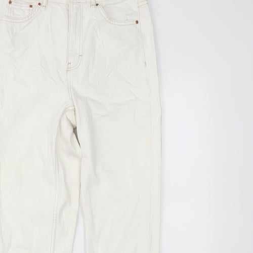 Topshop Womens White  Denim Skinny Jeans Size 28 L32 in