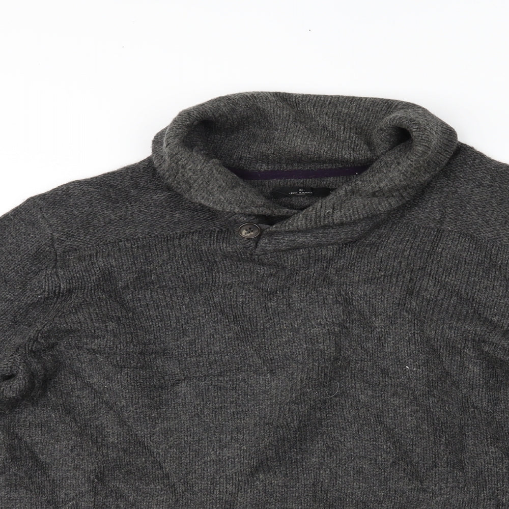 Jeff Banks Mens Grey   Pullover Jumper Size L