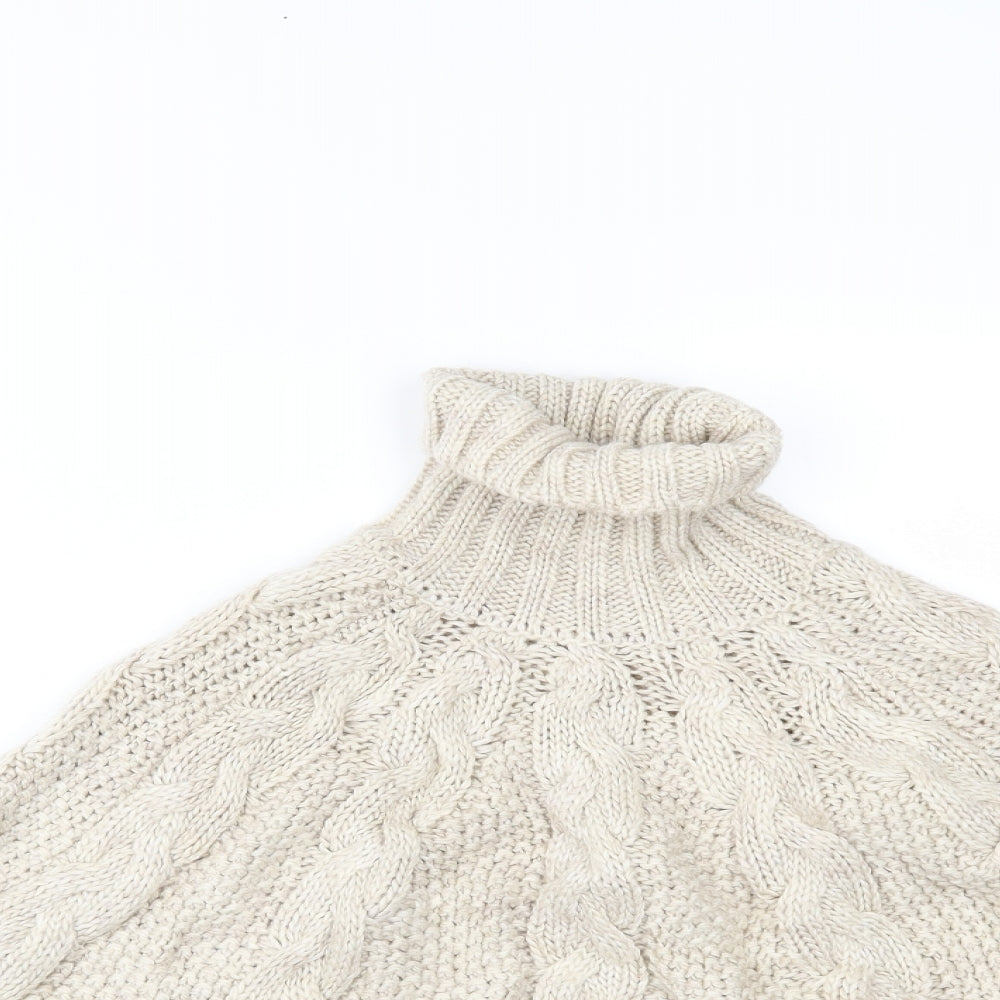 NEXT Girls Beige   Pullover Jumper Size 7-8 Years