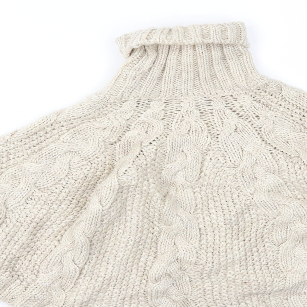 NEXT Girls Beige   Pullover Jumper Size 7-8 Years