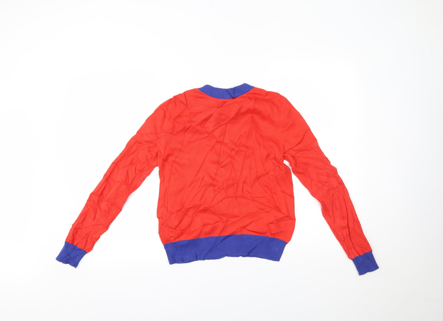 Marks and Spencer Womens Orange   Pullover Jumper Size 8