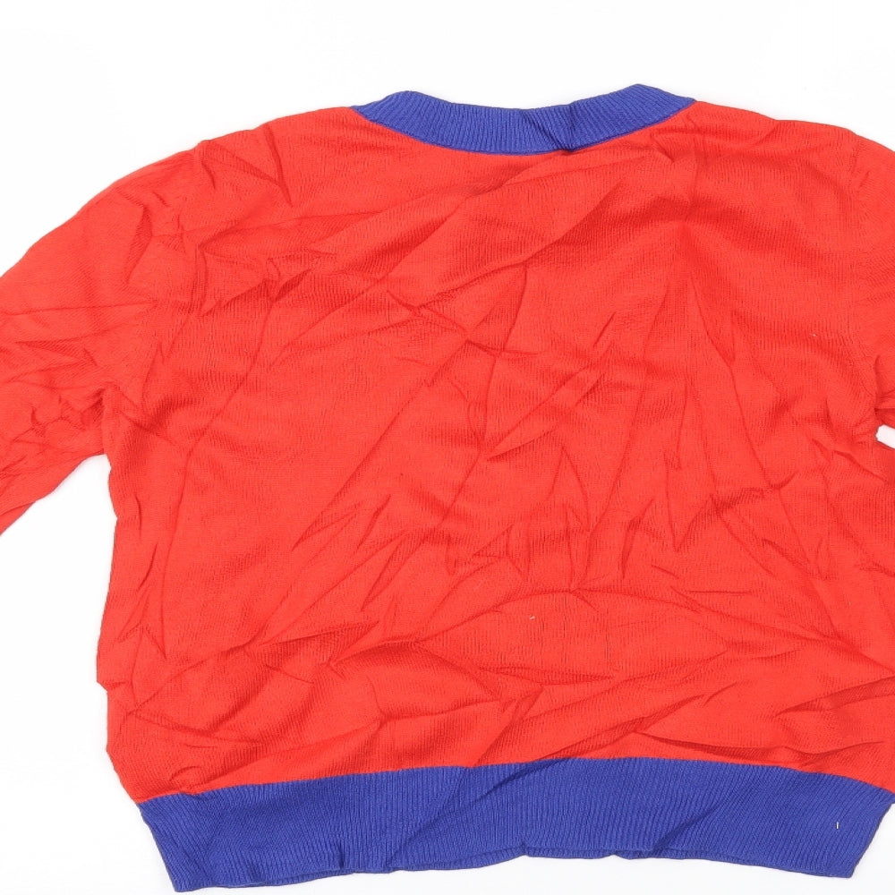 Marks and Spencer Womens Orange   Pullover Jumper Size 8