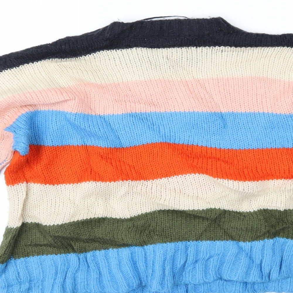 Urban Outfitters Womens Multicoloured Striped  Pullover Jumper Size XS