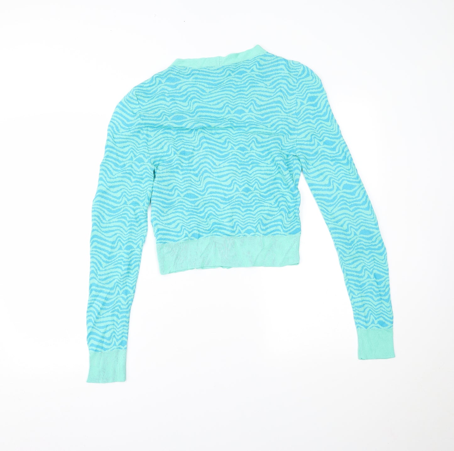 Zara Womens Blue   Cardigan Jumper Size S