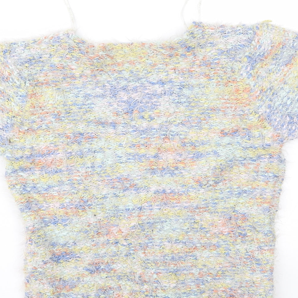 Fashion Box Womens Multicoloured   Basic T-Shirt Size 10