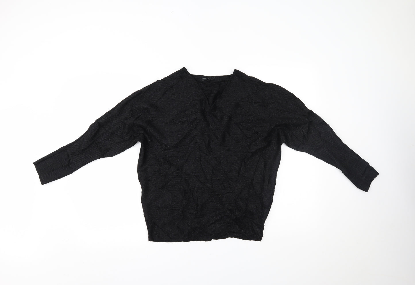 F&F Womens Black   Basic Blouse Size 8